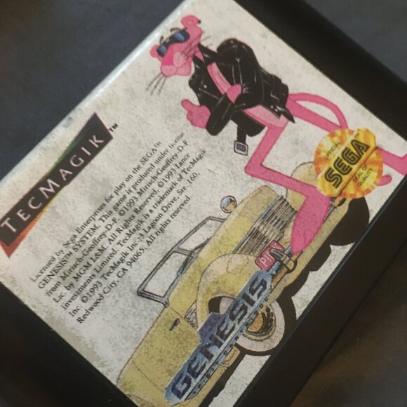 Pink Panther Goes to Hollywood Sega Genesis game, 1993 - Picture 9 of 11